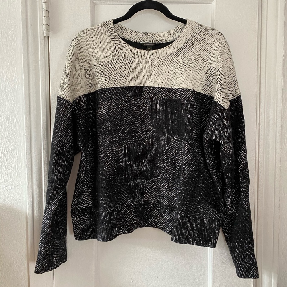 Boxy Textured Crewneck